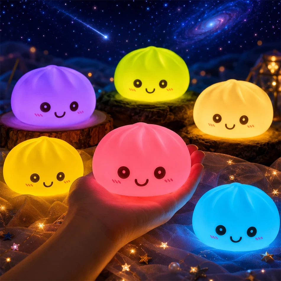 Glow Dumpling Mini Night Light | Cute Kawaii Desk Decor